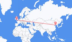 Flyrejser fra Dalian, Kina til Exeter, England