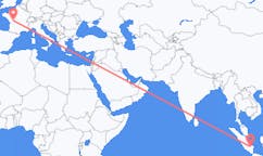 Flyreiser fra Palembang, Indonesia til Poitiers, Frankrike