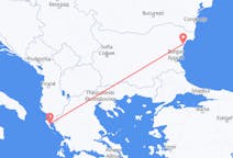 Flyreiser fra Varna, Bulgaria til Korfu, Hellas