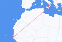 Flyrejser fra Banjul, Gambia til Catania, Italien