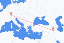 Flyg från Urmia, Iran till Zürich, Schweiz
