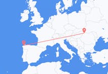 Flights from Satu Mare, Romania to A Coruña, Spain