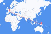 Flights from Mount Hagen, Papua New Guinea to Lyon, France