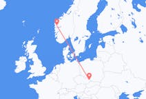 Flights from Førde, Norway to Ostrava, Czechia