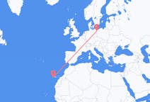 Flights from Valverde, Spain to Szczecin, Poland