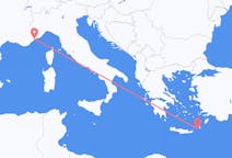 Loty z miasta Kasos do miasta Nicea