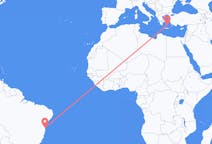Flights from Ilhéus, Brazil to Santorini, Greece