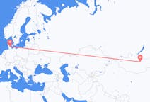 Loty z Ułan Bator, Mongolia z Sønderborg, Dania