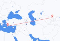 出发地 哈萨克斯坦出发地 奇姆肯特目的地 希腊罗得岛的航班