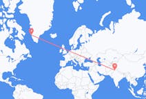 Flyreiser fra Amritsar, India til Maniitsoq, Grønland