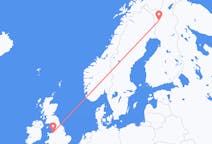 Flights from Liverpool, England to Kittilä, Finland