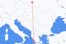 出发地 波兰从 克拉科夫目的地 希腊Kefallinia的航班