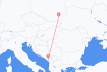 Vluchten van Rzeszów naar Podgorica