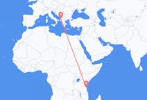 Flyg från Dar es-Salaam till Tirana