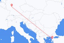 Flyreiser fra Çanakkale, Tyrkia til Frankfurt, Tyskland