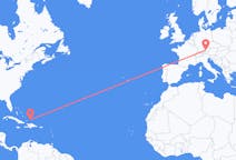 Flyreiser fra Sør-Caicos, Turks- og Caicosøyene til München, Tyskland