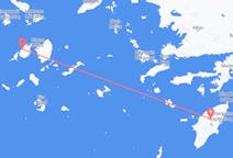 Flights from Parikia, Greece to Rhodes, Greece