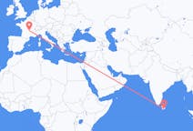 Flyrejser fra Hambantota, Sri Lanka til Clermont-Ferrand, Frankrig