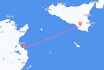 Flug frá Monastir, Túnis til Comiso, Ítalíu
