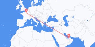 Flights from the United Arab Emirates to France