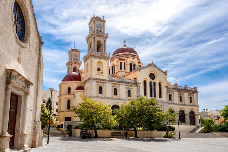 Photo of Agios Minas (Saint Minas) Cathedral, Heraklion, Crete island, Greece.