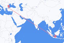 Flyrejser fra Surakarta, Indonesien til Istanbul, Tyrkiet