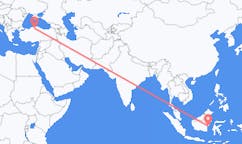 Flyg från Balikpapan, Indonesien till Kastamonu, Turkiet