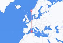 Flyg från Jijel, Algeriet till Bergen, Norge