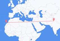 出发地 印度出发地 阿姆利则目的地 西班牙兰萨罗特岛的航班