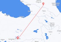 Vluchten van Vladikavkaz naar Şanlıurfa