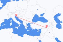 Fly fra Pula til Mardin