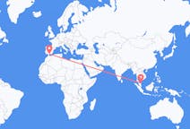 Flyrejser fra Kuala Terengganu, Malaysia til Málaga, Spanien