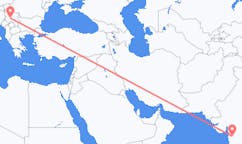 Flyreiser fra Nashik, India, til Kraljevo, India