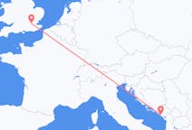 Flyrejser fra London til Tivat