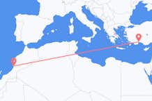 Flyreiser fra Agadir, til Antalya