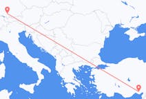 Flüge von der Stadt Adana in die Stadt Memmingen