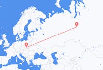 Flights from Kogalym, Russia to Kraków, Poland