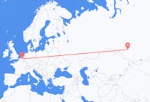 出发地 俄罗斯出发地 新西伯利亚目的地 比利时布鲁塞尔的航班