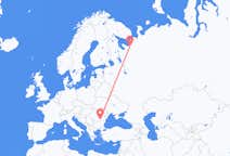 Flyg från Arkhangelsk till Bukarest