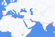 Flights from Kyaukpyu, Myanmar (Burma) to Faro, Portugal