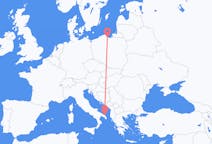 Flights from Brindisi, Italy to Gdańsk, Poland