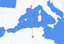Flyg från Touggourt, Algeriet till Marseille, Frankrike