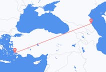 Flyreiser fra Makhatsjkala, Russland til Bodrum, Tyrkia