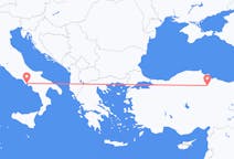 이탈리아 나폴리에서 출발해 터키 아마시아에게(으)로 가는 항공편