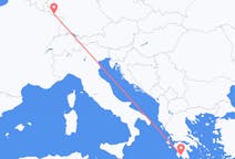 出发地 希腊出发地 卡拉马塔目的地 德国萨尔布吕肯的航班