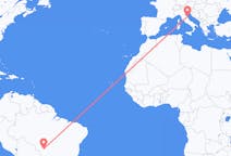 Flyreiser fra Cuiabá, Brasil til Ancona, Italia