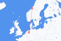 Loty z Trondheim, Norwegia do Dortmundzie, Niemcy
