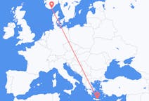出发地 挪威出发地 克里斯蒂安桑目的地 希腊伊拉克利翁的航班