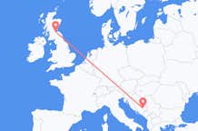 Flyreiser fra Edinburgh, til Sarajevo