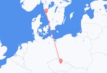Lennot Göteborgista, Ruotsi Pardubiceen, Tšekki